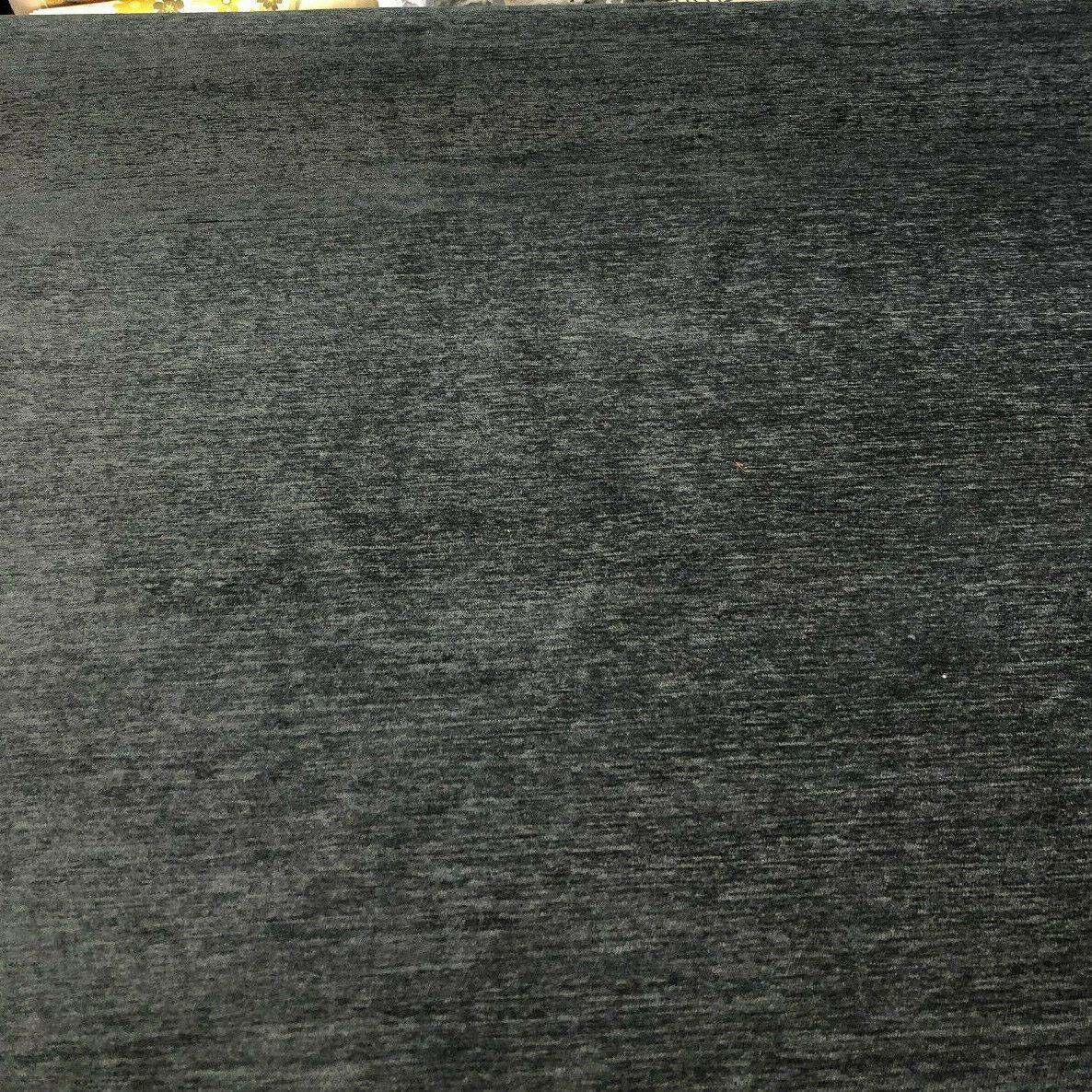Barcelona Indigo Soft Chenille Upholstery Fabric - Indigo Solid, 56" Width (1 Yard)