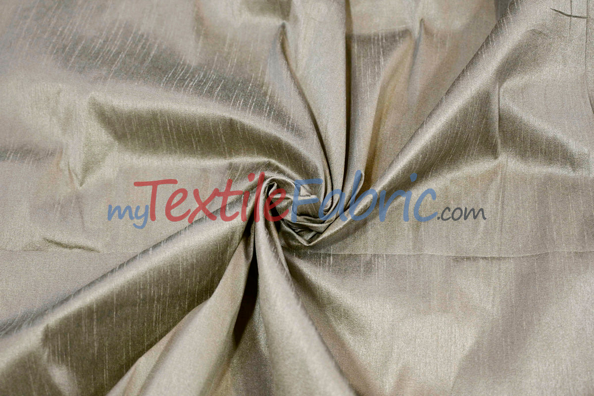 Faux Silk Polyester Dupioni Fabric - Solid Texture, 54" Width, Multiple Colors (Yards, Bolts, Sample Swatch)