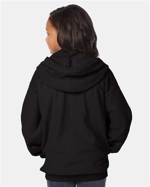 EcoSmart Youth Full-Zip Hooded Sweatshirt