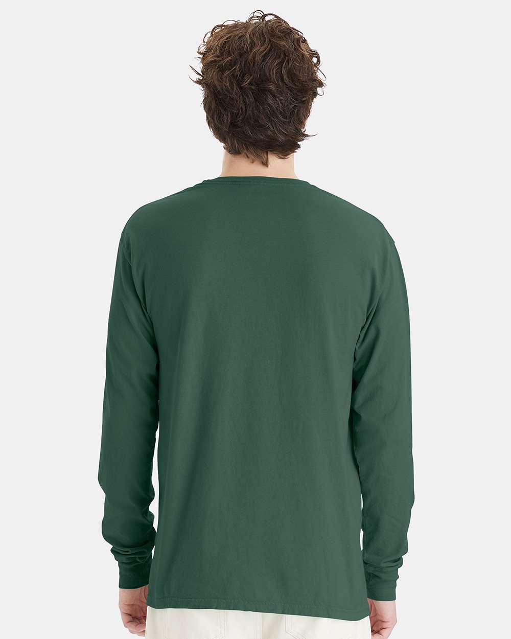 Hanes® Unisex Garment-Dyed Long Sleeve T-Shirt