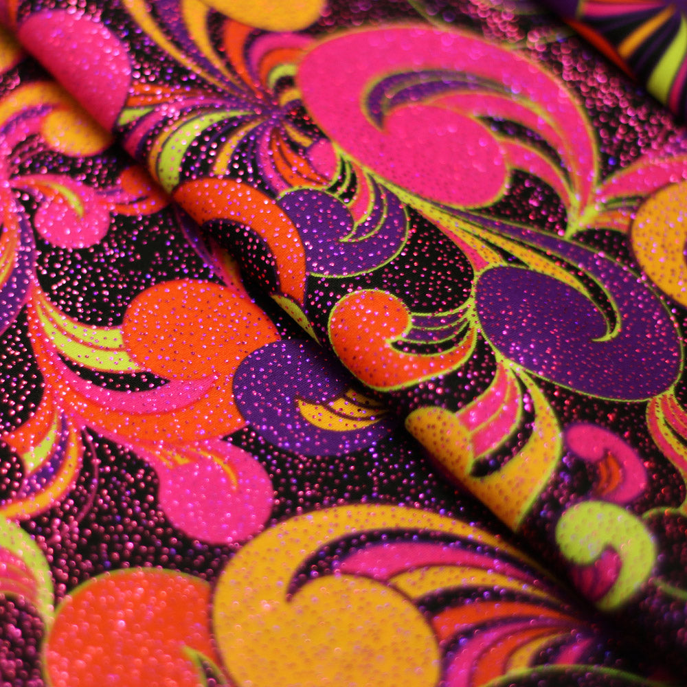 Pucci Fantasy Nylon Spandex Fabric - Multicolor Pucci Print, 58-60 Inch Width (1 Yard)