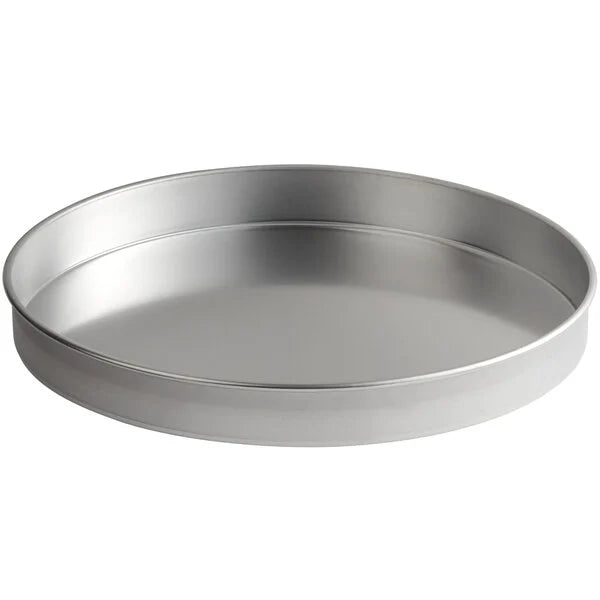 Round Straight-Sided Aluminum Cake Pans - 3" high - Choose Diameter from 3" to 16"