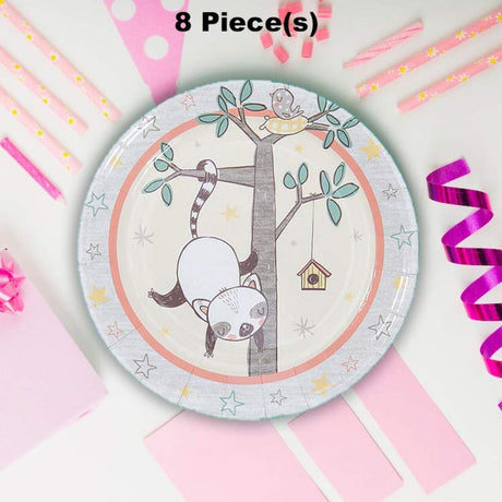 8 Ct. Little Panda & Friends Paper Dessert Plates