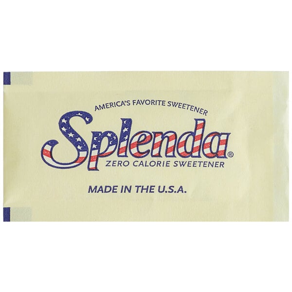 Splenda No Calorie Sweetener Packet - 2,000/Case