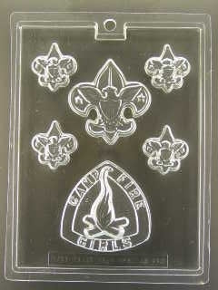 Camp Fire Girls Chocolate Mold