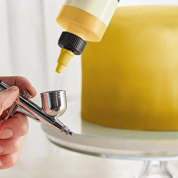 Chefmaster 9 oz. Metallic Gold Airbrush Color