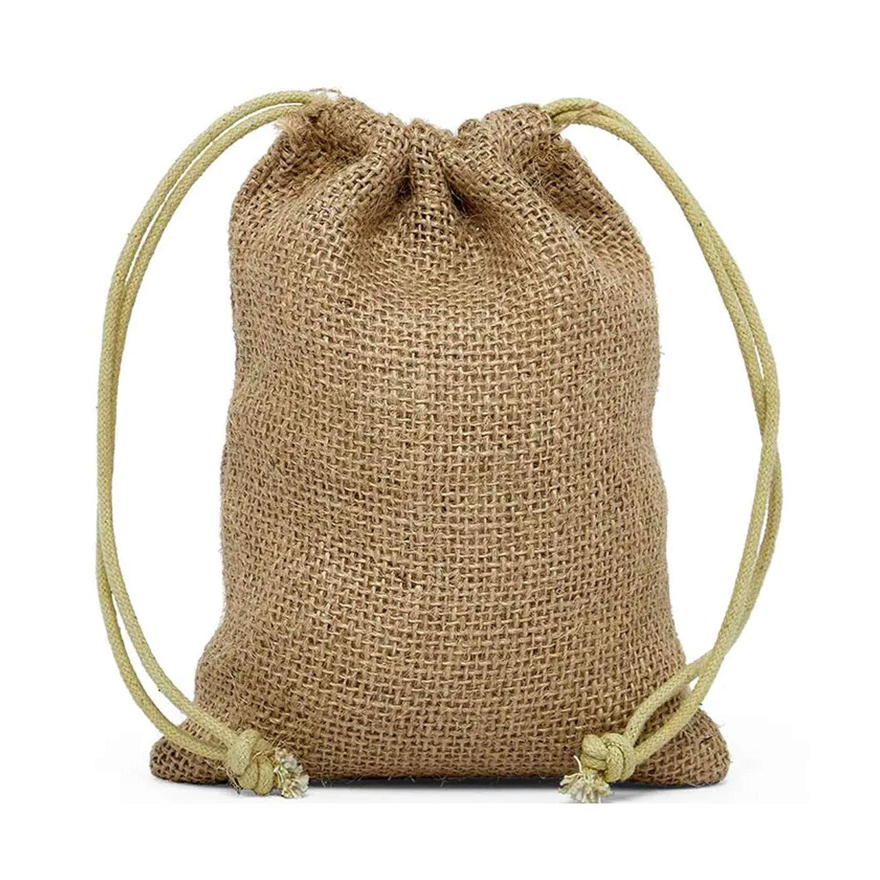 Colored Jute Bags 6 '' X 10 '' Natural