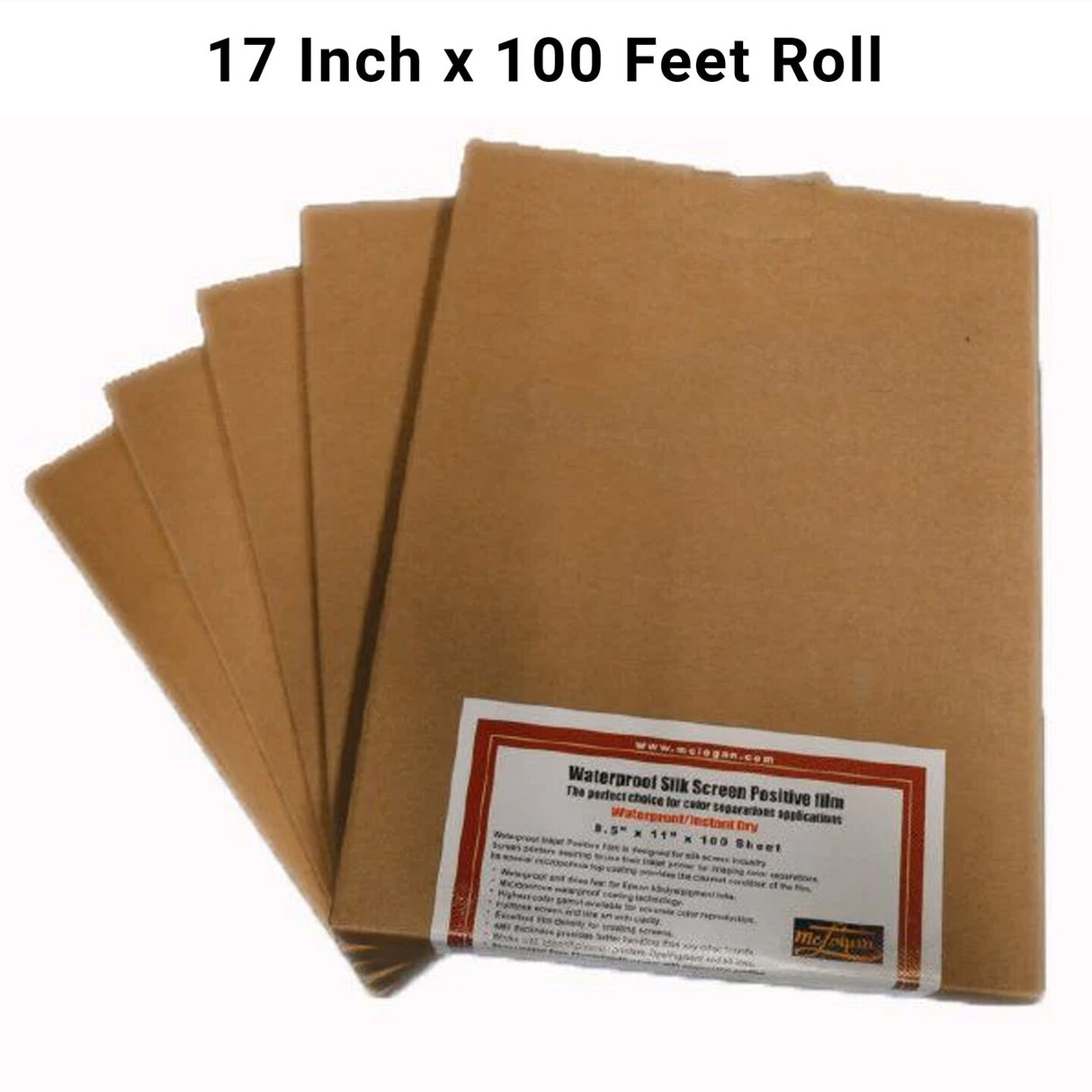 Waterproof Inkjet Film 4 MIL