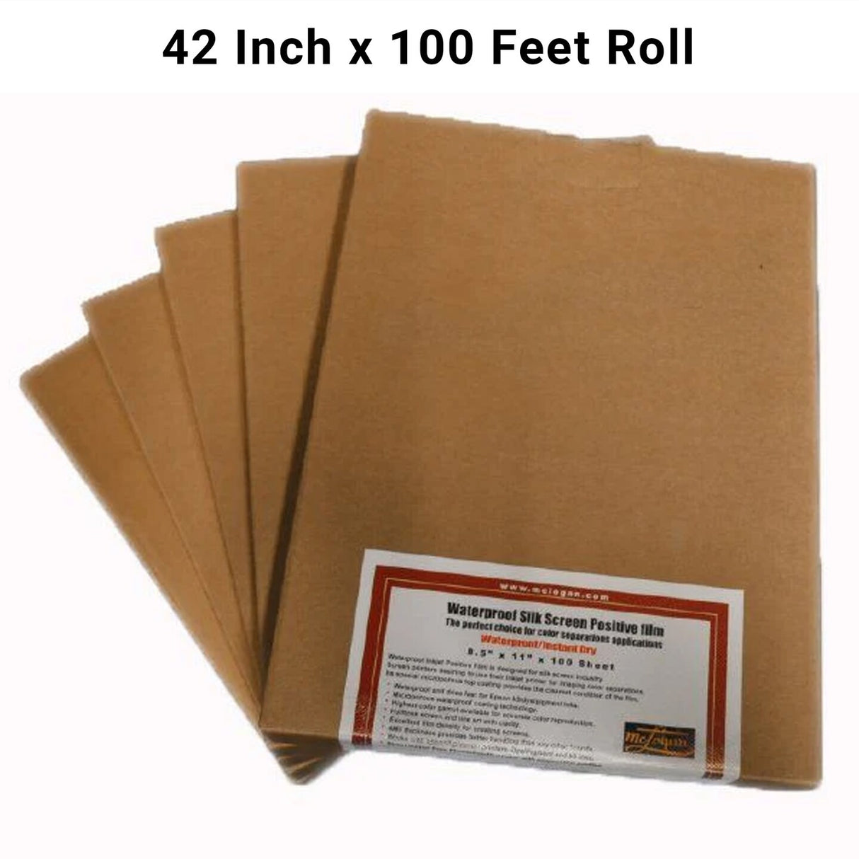 Waterproof Inkjet Film 4 MIL