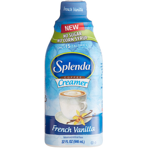 Splenda 32 fl. oz. Sugar-Free French Vanilla Coffee Creamer - 6/Case