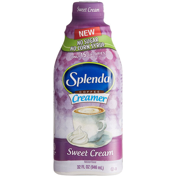 Splenda 32 fl. oz. Sugar-Free Sweet Cream Coffee Creamer - 6/Case