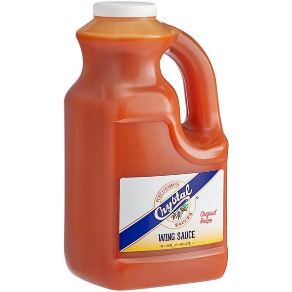 Crystal 1 Gallon Original Buffalo Wing Sauce - 4/Case