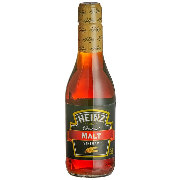 Heinz 12 fl. oz. Gourmet Malt Vinegar - 12/Case