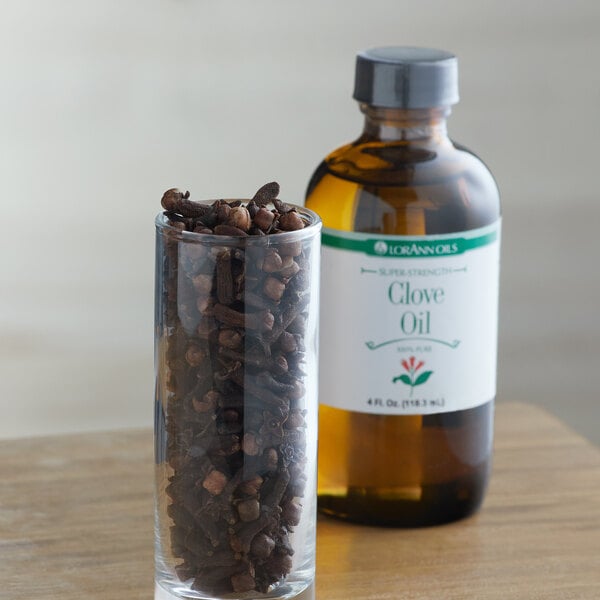 LorAnn Oils 4 fl. oz. All-Natural Clove Super Strength Flavor