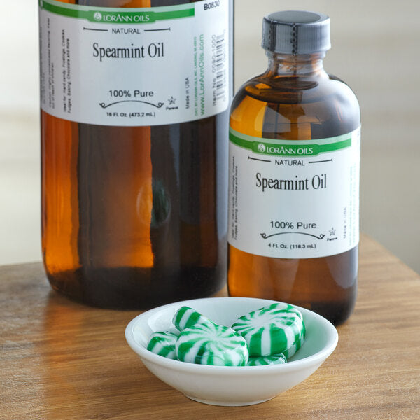 LorAnn Oils 4 fl. oz. All-Natural Spearmint Super Strength Flavor