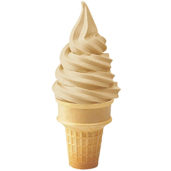 Frostline Salted Caramel Soft Serve Ice Cream Mix 6 lb. - 6/Case