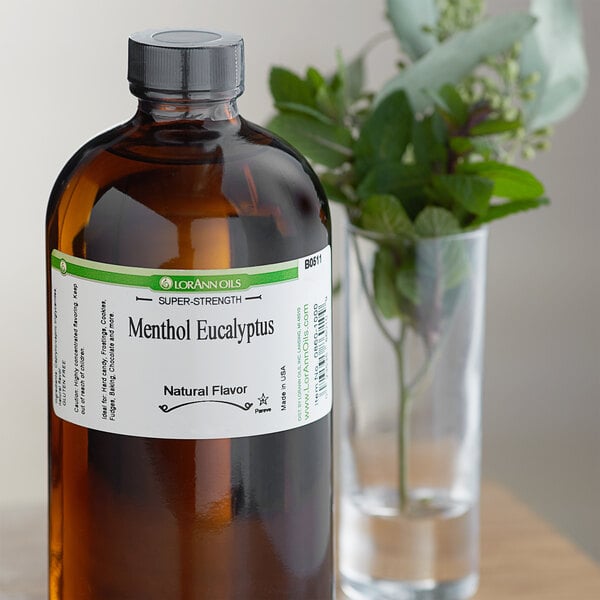 LorAnn Oils 4 fl. oz. All-Natural Menthol-Eucalyptus Super Strength Flavor