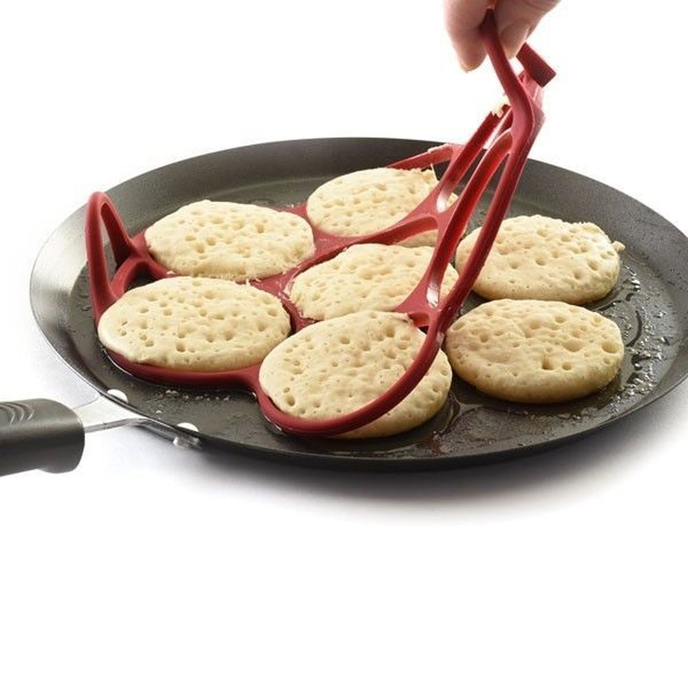 Norpro Silicone Silver Dollar Pancake Egg Ring, 7 Cavities