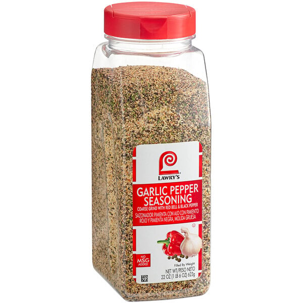 Lawry's Garlic Pepper Seasoning, Coarse Grind 22 oz.