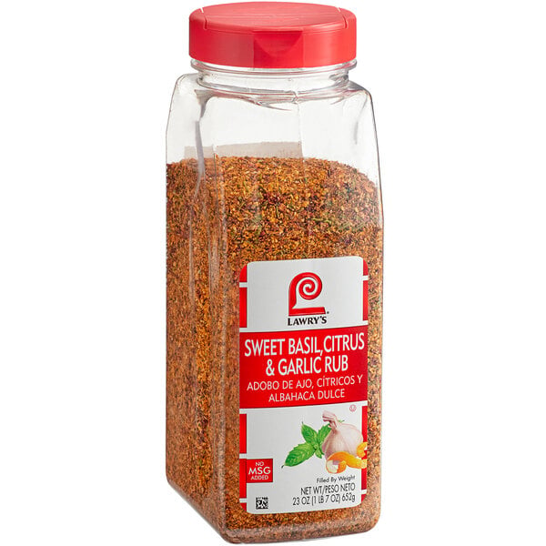 Lawry's Sweet Basil, Citrus, and Garlic Rub 23 oz.