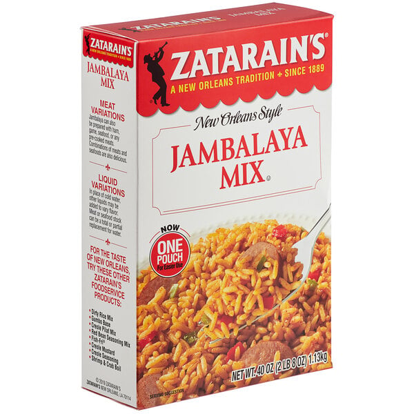 Zatarain's 40 oz. Jambalaya Mix - 8/Case