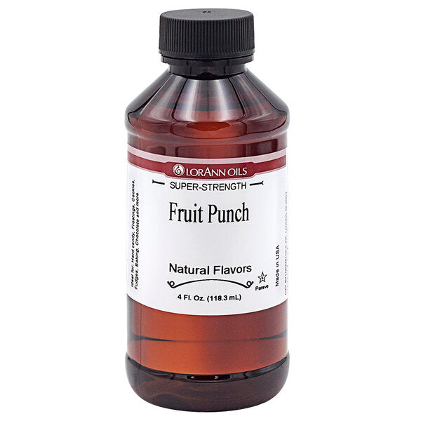 LorAnn Oils 4 fl. oz. All-Natural Fruit Punch Super Strength Flavor