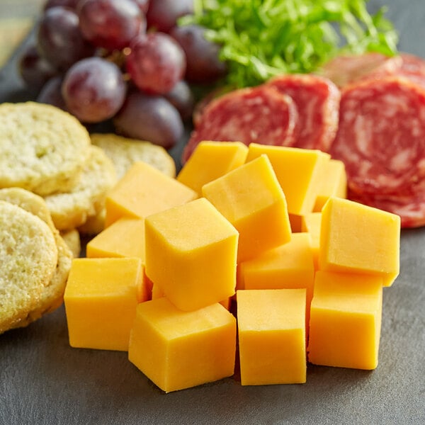 Great Lakes Cheese Yellow Sharp Cheddar Cheese 5 lb. - 2/Case