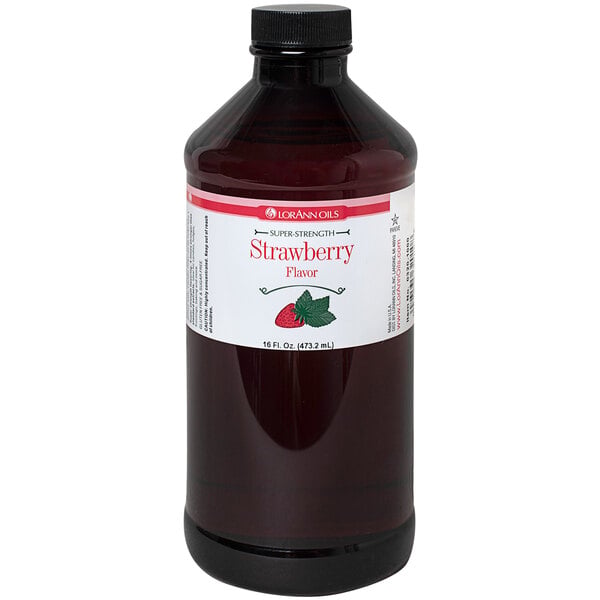 LorAnn Oils 16 fl. oz. Strawberry Super Strength Flavor