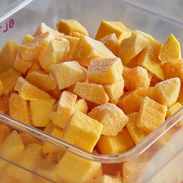 30 lb. IQF Chunks of Organic Mangoes