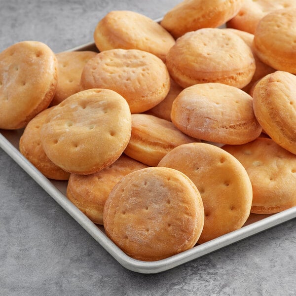 Rich's 1.9 oz. Ready-to-Finish Unfilled Round Donut Shell - 72/Case