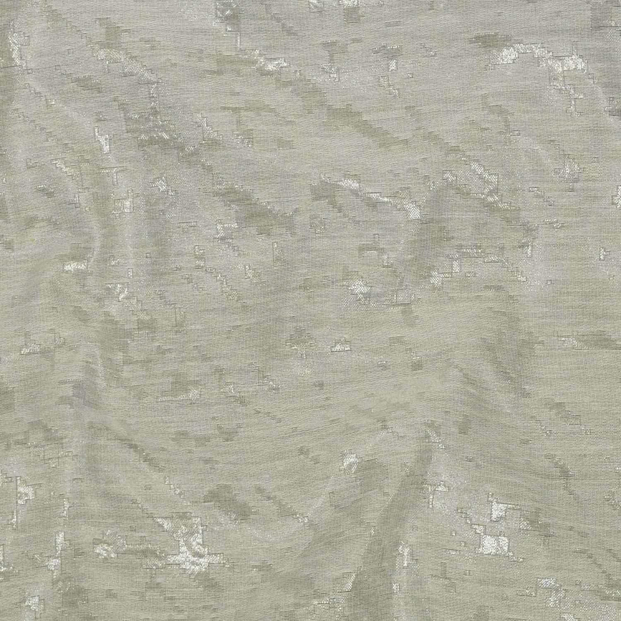 P Kaufmann NFP Embark Polyester Sheer Woven Fabric - Winter White, 118" Width (1 Yard)
