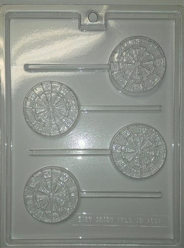Dart Board Lolly Chocolate Mold - ECAO1081