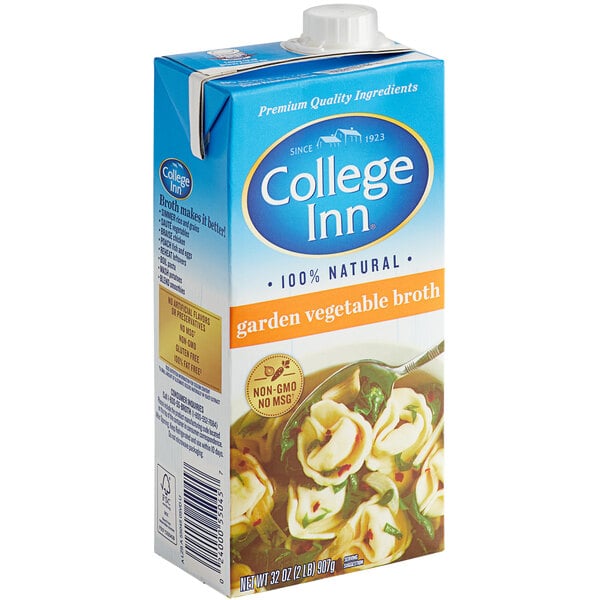 College Inn 32 oz. Vegetable Broth - 12/Case