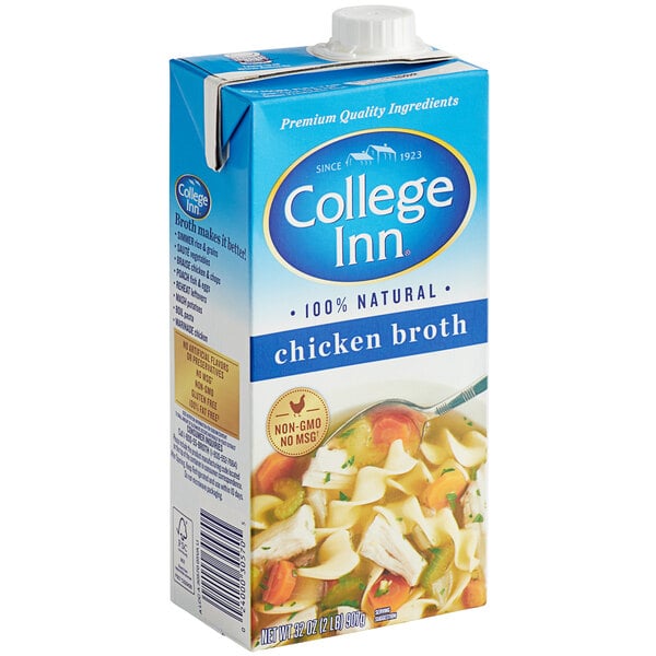 College Inn 32 oz. Chicken Broth - 12/Case