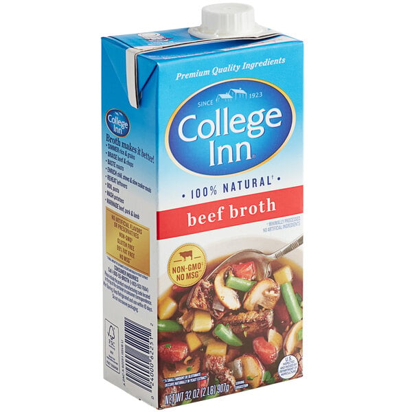 College Inn 32 oz. Beef Broth - 12/Case