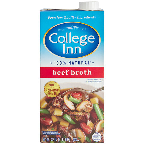 College Inn 32 oz. Beef Broth - 12/Case