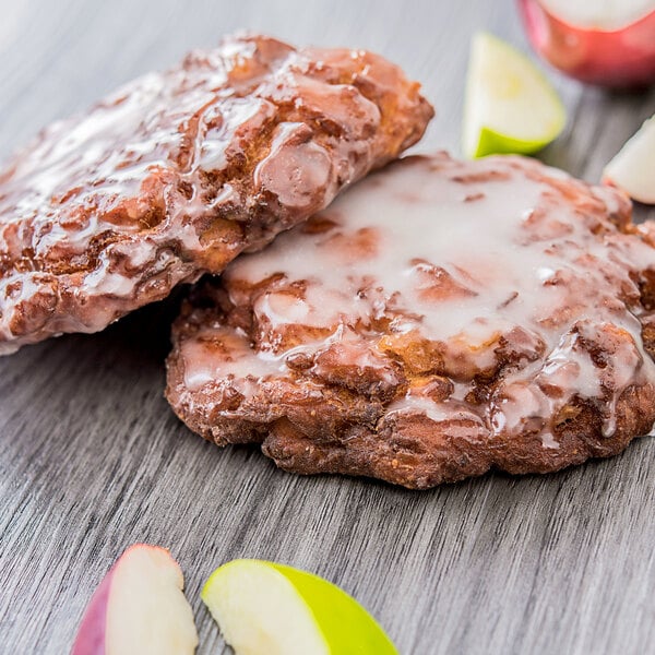 Rich's 3.85 oz. Ready-to-Finish Apple Fritter Yeast Donut - 48/Case