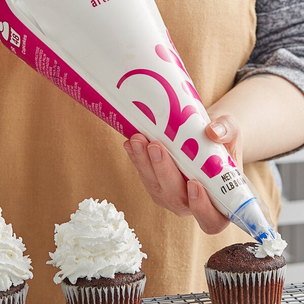 Rich's Bettercreme 24 oz. Vanilla Whipped Icing Bag - 10/Case