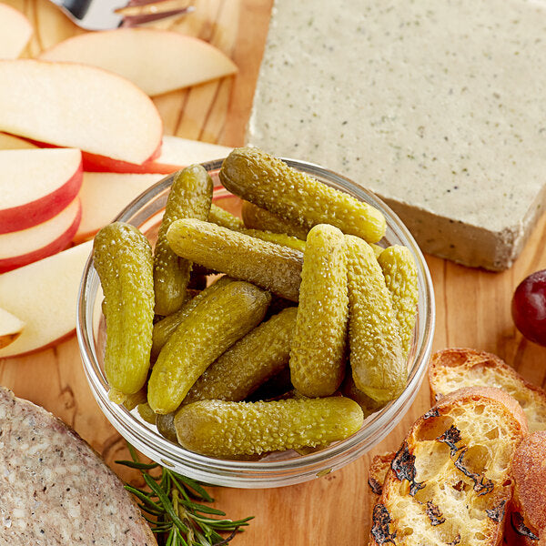 Eiffel Tower 11 lb. Can Whole Cornichon Gherkins (4 lb. 13.9 oz. Dr. Wt.) - 6/Case