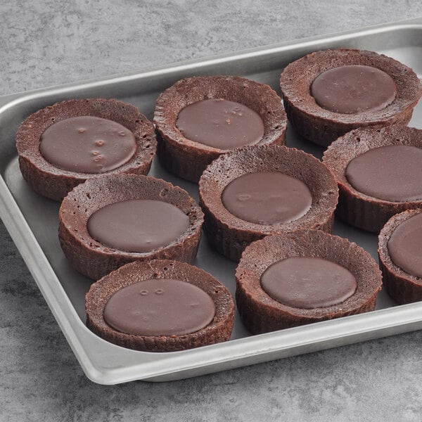 David's Cookies Saucy Chocolate Lava Cake 3.5 oz. - 24/Case