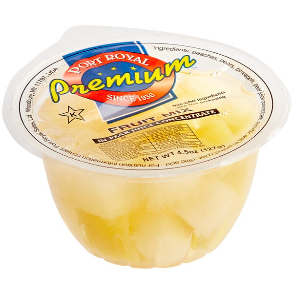 Premium Fruit Mix in Natural Juice 4.5 oz. Cups - 96/Case