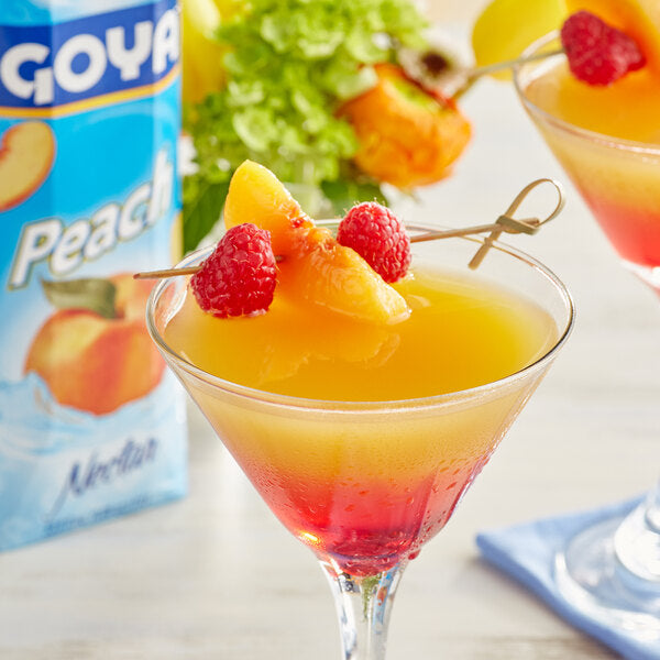 Goya 33.8 fl. oz. Peach Nectar - 12/Case