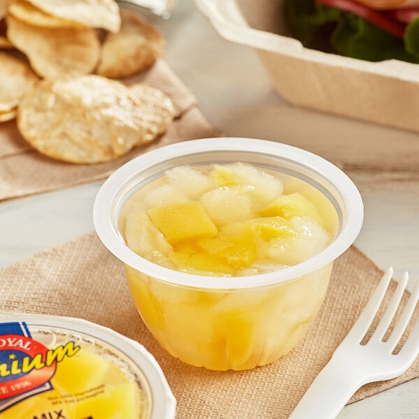 Premium Fruit Mix in Natural Juice 4.5 oz. Cups - 96/Case