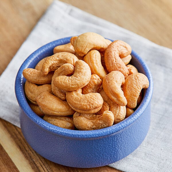 Large Roasted Unsalted Cashews 25 lb.