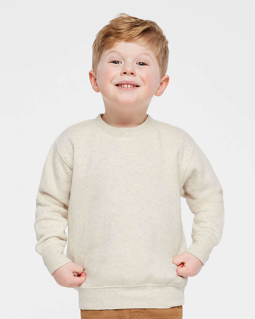 RADYAN® Toddler Fleece Crewneck Long Sleeve Sweatshirt - 3317