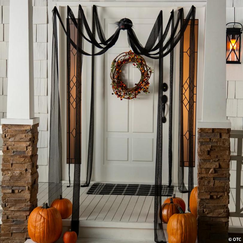 21 ft. Halloween Flowing Polyester Spider Hanging Decoration