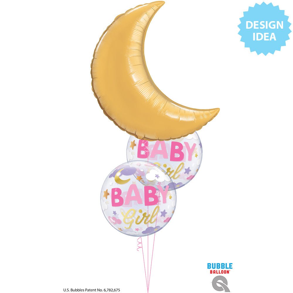 Bubble Balloon Baby Girl Sweet Dreams 22 Inch