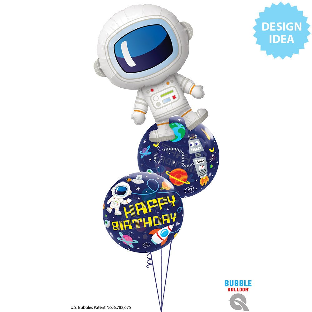 Bubble Balloon Birthday Outer Space