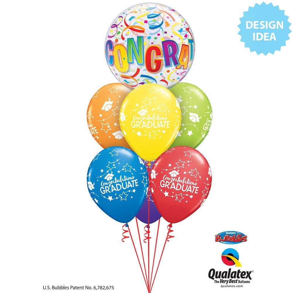 Bubble Balloon Congratulations Around 22 Inch