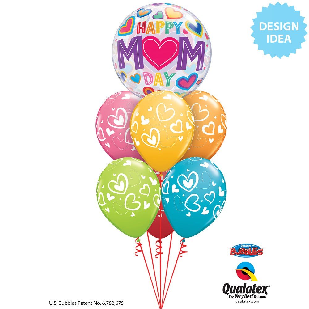 Bubble Balloon Mother's Day Big Hearts